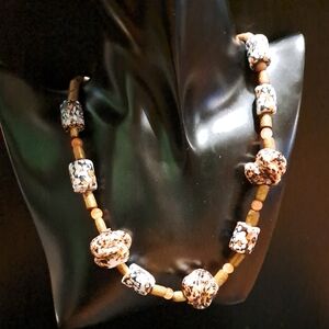 Vintage Art Glass Necklace